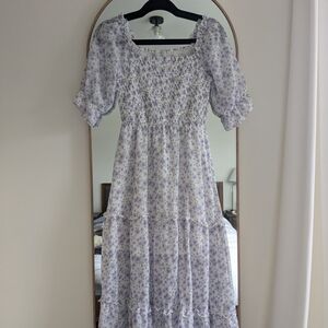 Floral Puff Sleeve Dress